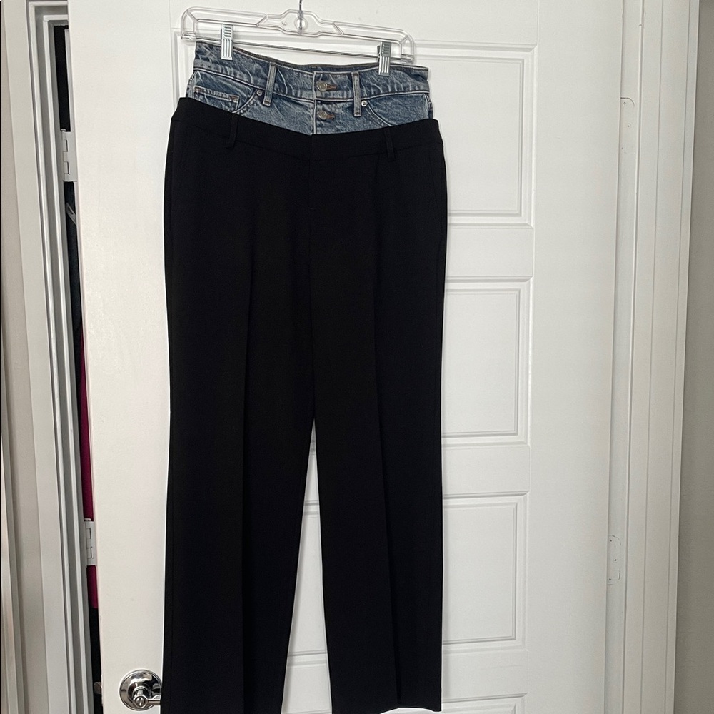 Express High Rise Women Jeans - Black and Blue